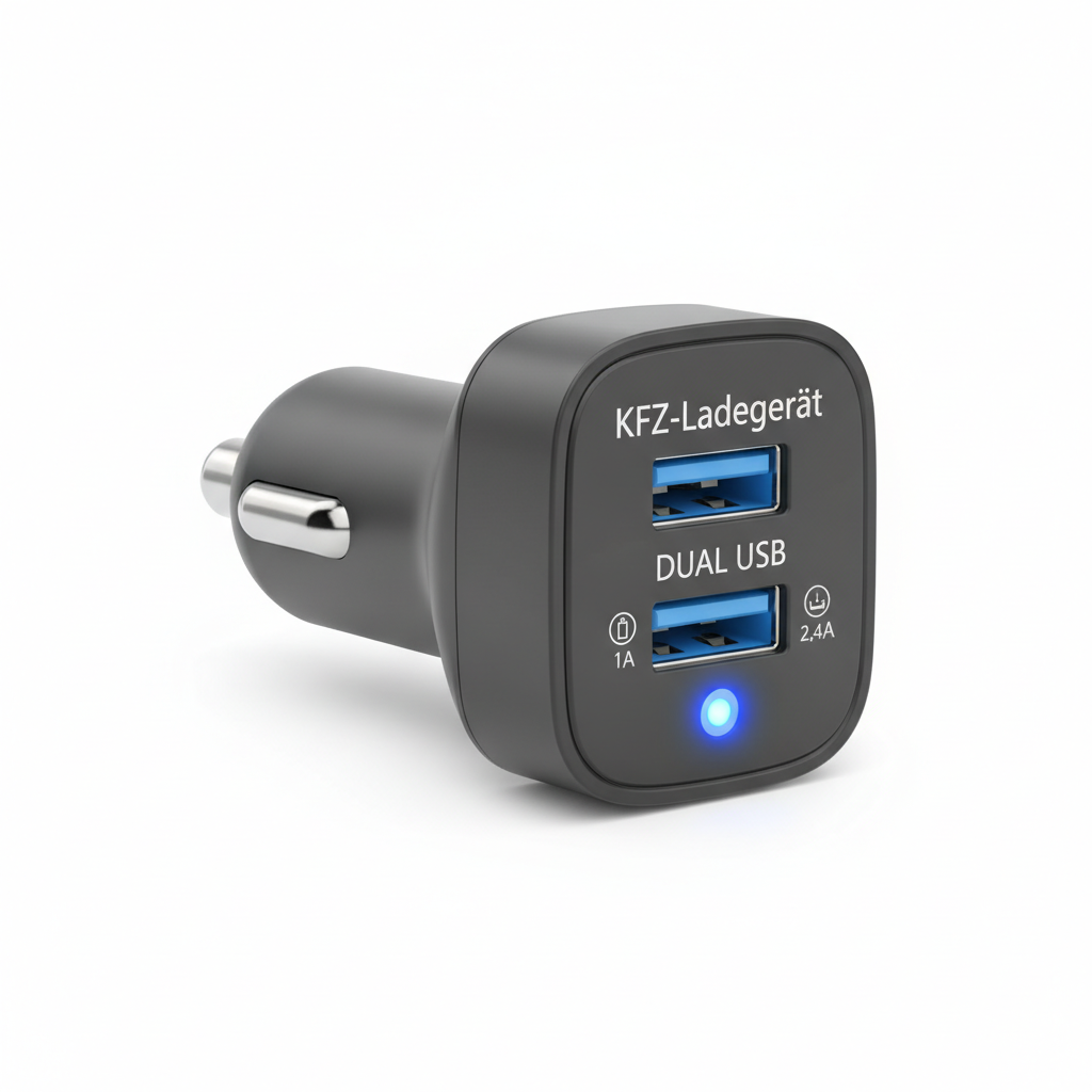 Car Charger with Dual USB Port