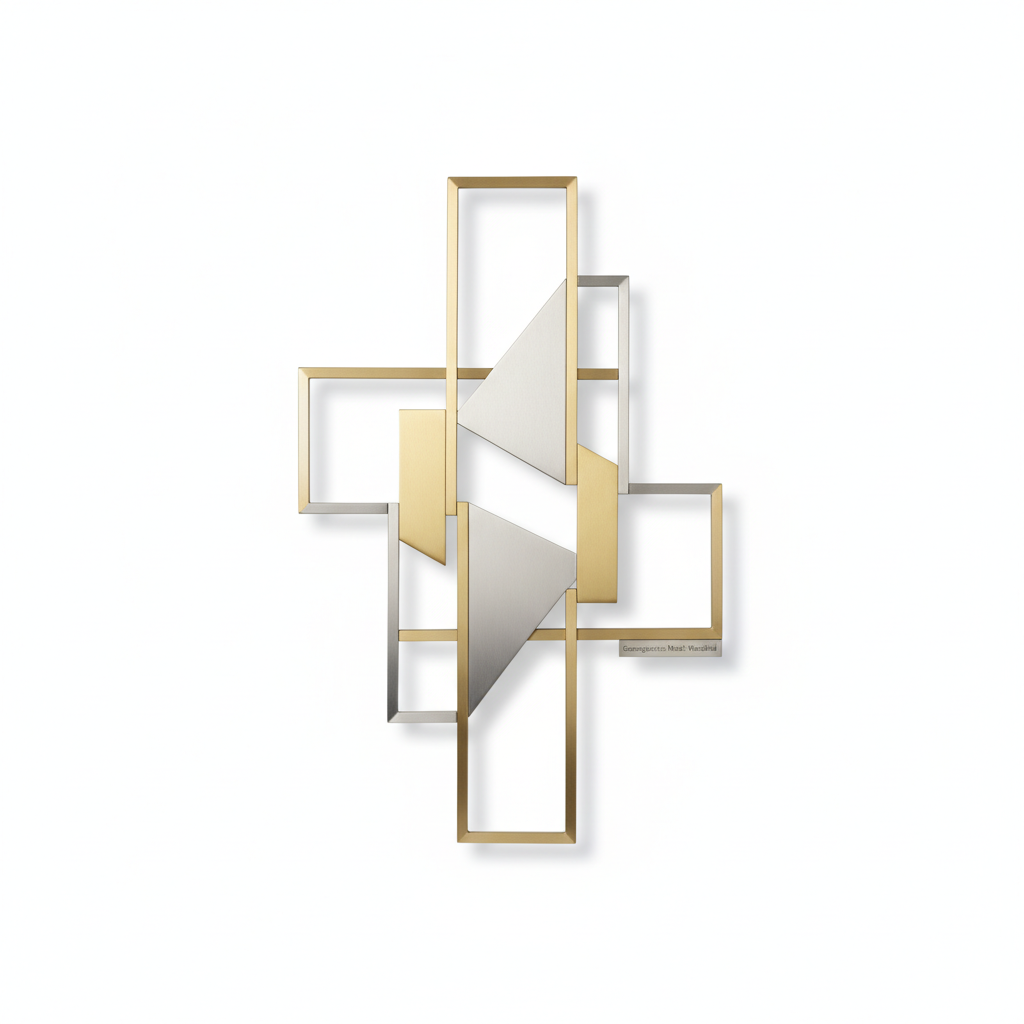 Geometric Metal Wall Art