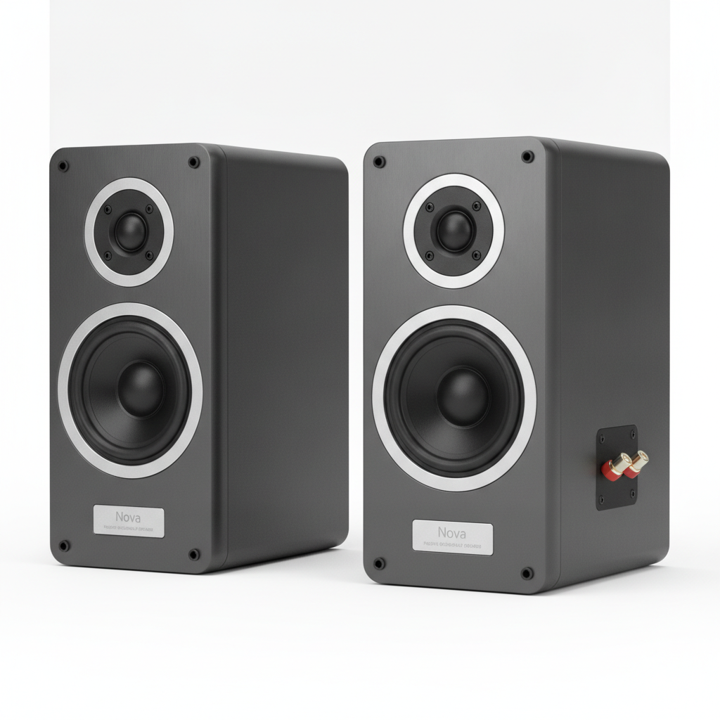 Passive Bookshelf Speakers Nova (Pair)