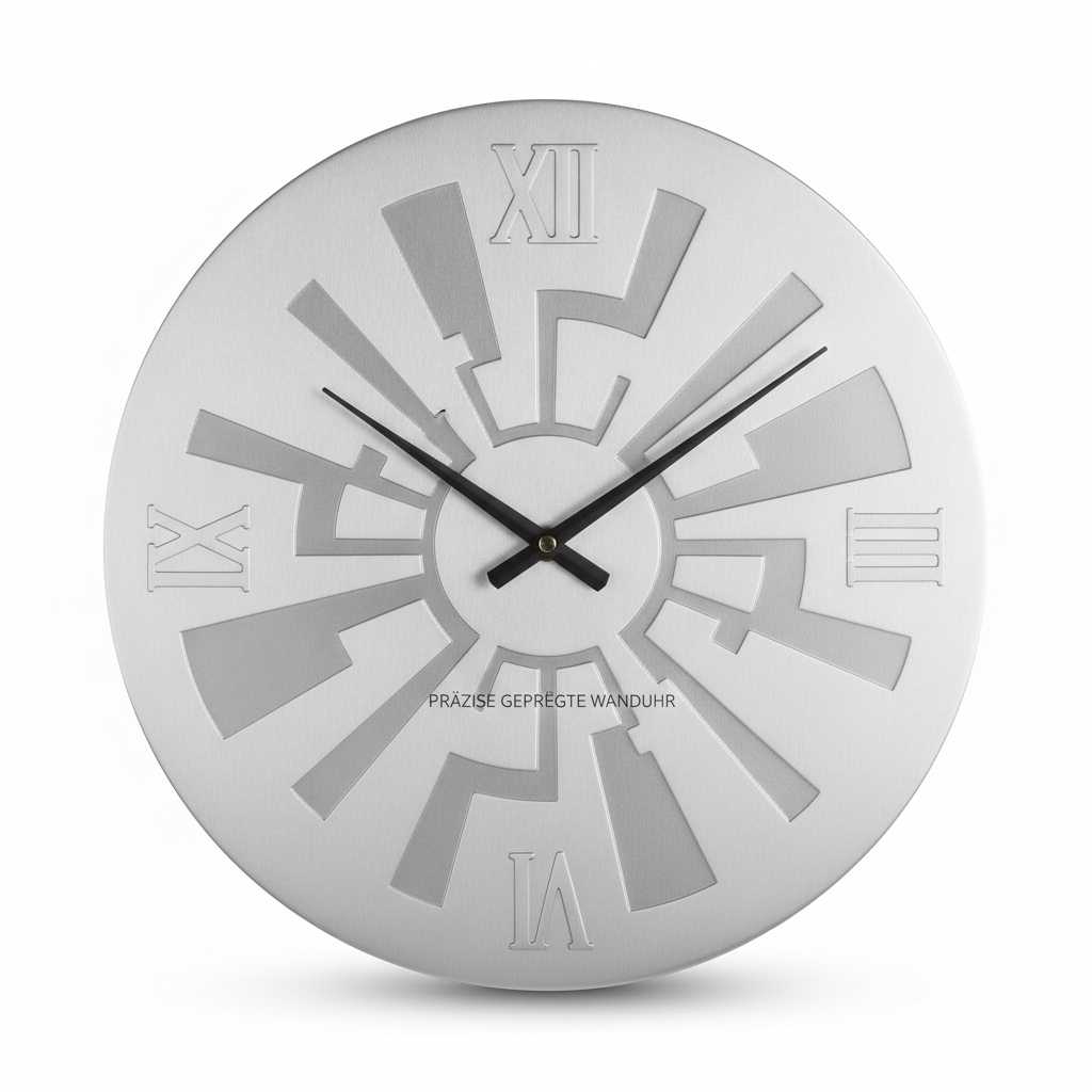 Embossed Wall Clock