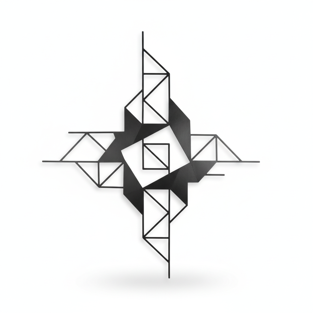 Geometric Metal Wall Art