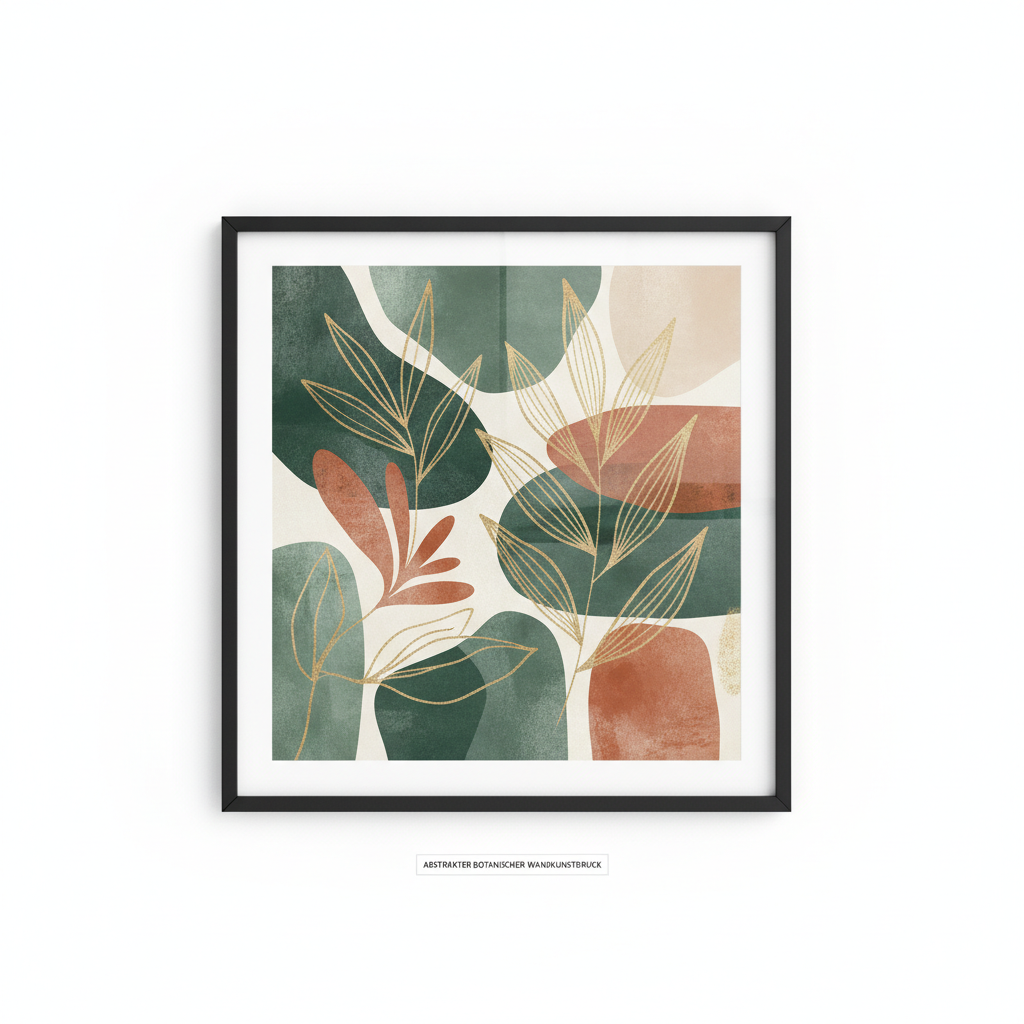 Abstract Botanical Wall Art Print