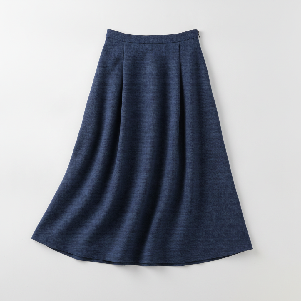 A-Line Midi Skirt
